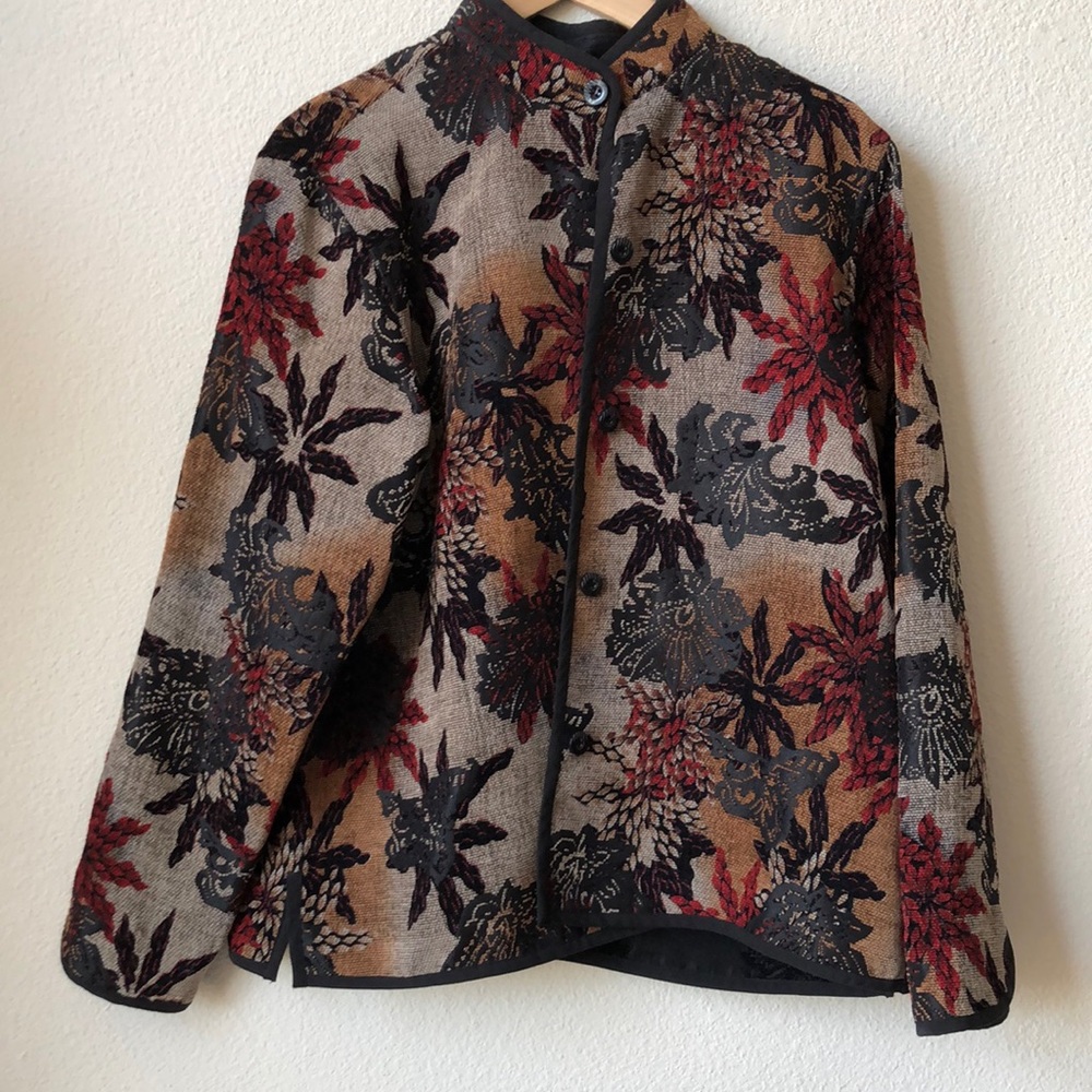 Coldwater Creek Womens Medium Jacket Blazer Reversible Size M